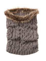 Faux Fur Knit Scarf by Vincent Pradier®