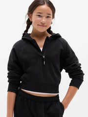 Athleta Girl All Day Half Zip Hoodie