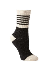 Varsity Cable Stripe Crew Socks by Hansel from Basel, Inc.®