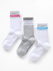 Athleta Girl Everyday Crew Sock 3-Pack