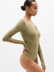 BodyMove Plunge Long Sleeve Bodysuit