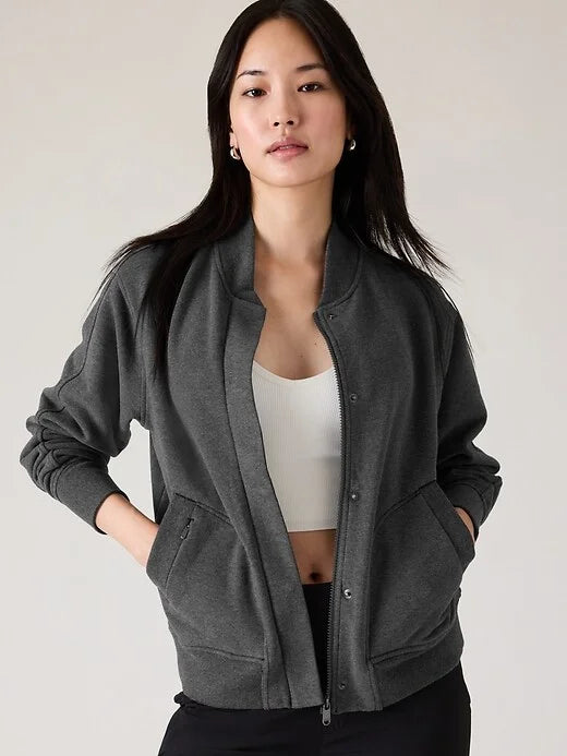 Retroplush Bomber Jacket