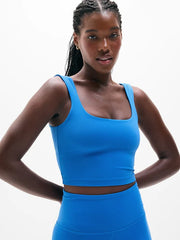 Transcend Square Neck Crop Sports Bra D-DD