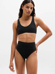 Ultra High Waist Cheeky Swim Bottom