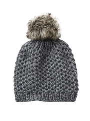 Faux Fur Pom Beanie by Vincent Pradier