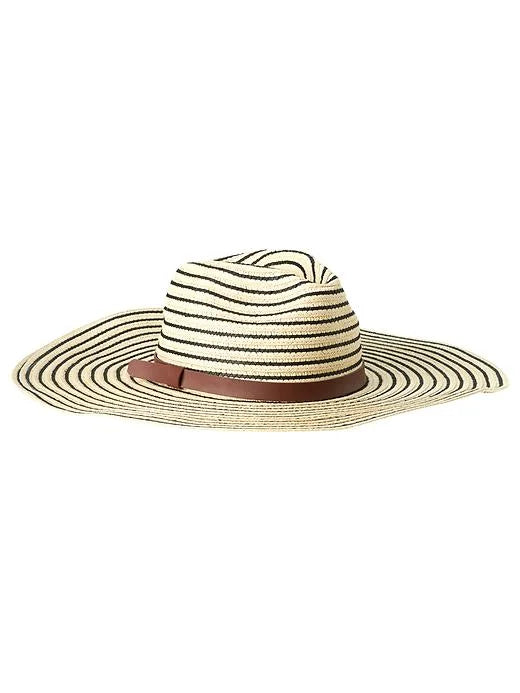 Striped Straw Hat