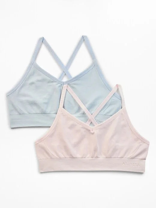 Athleta Girl Thrive Seamless Bra 2 Pack