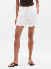 Retreat Linen Mid Rise 4" Short