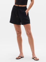Retreat Linen Mid Rise 4" Short