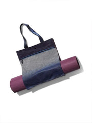 Reflective Mesh Yoga Tote