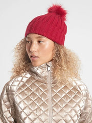 Ribbed Pom Beanie