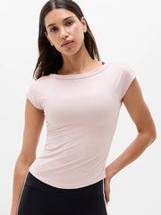 Perfect Rib Boatneck Tee